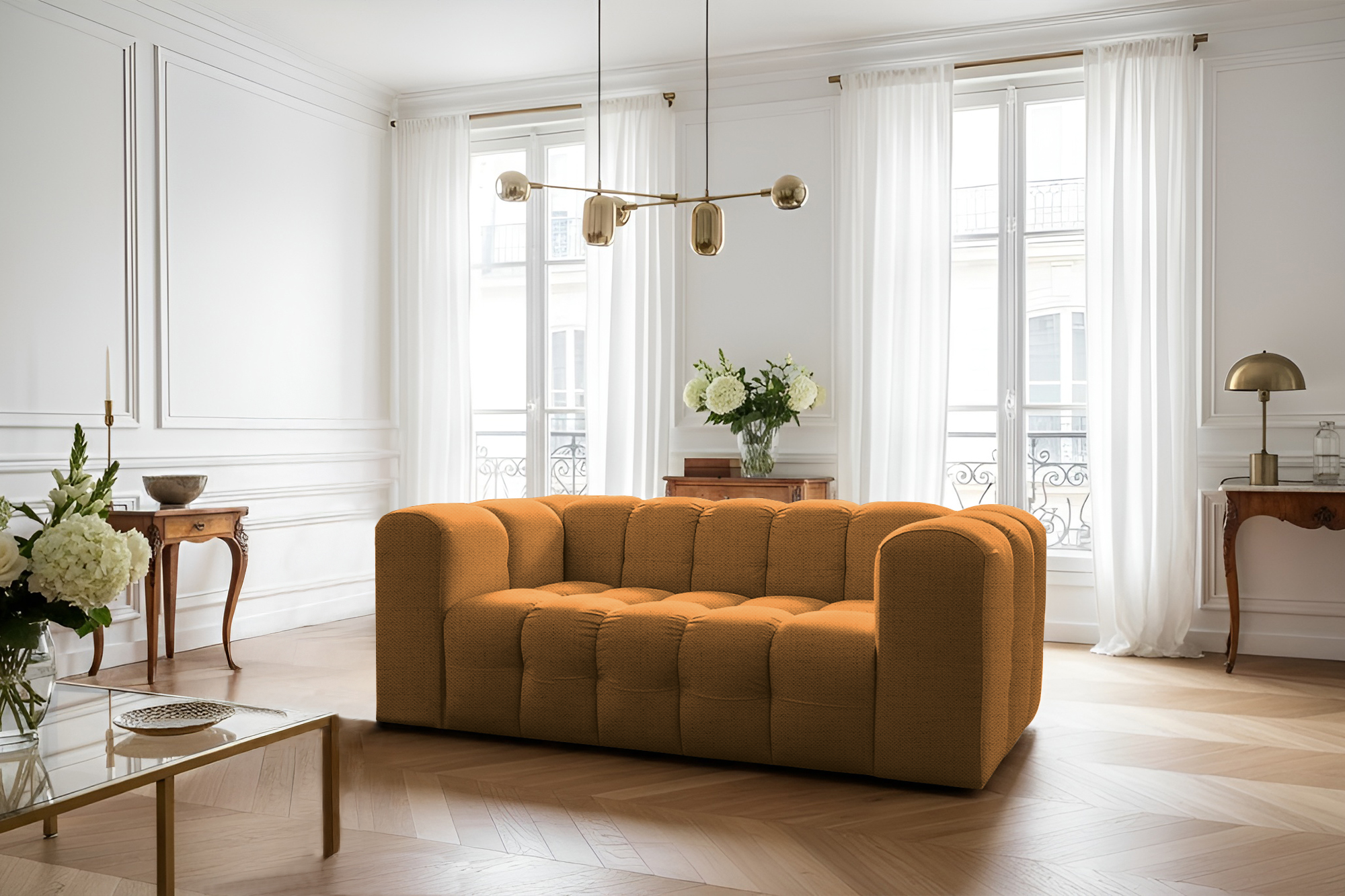 Baloo Sofa 2-Sitzer Orange Moly 51